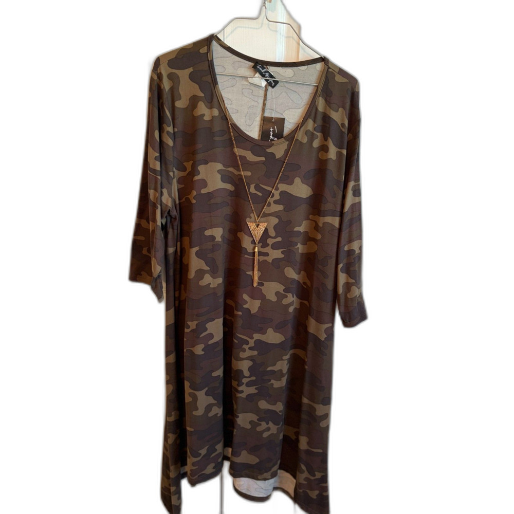 FRENCH ATMOSPHERE CAMO DRESS